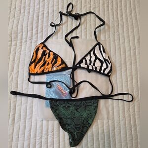 Animal Print Bikini Set